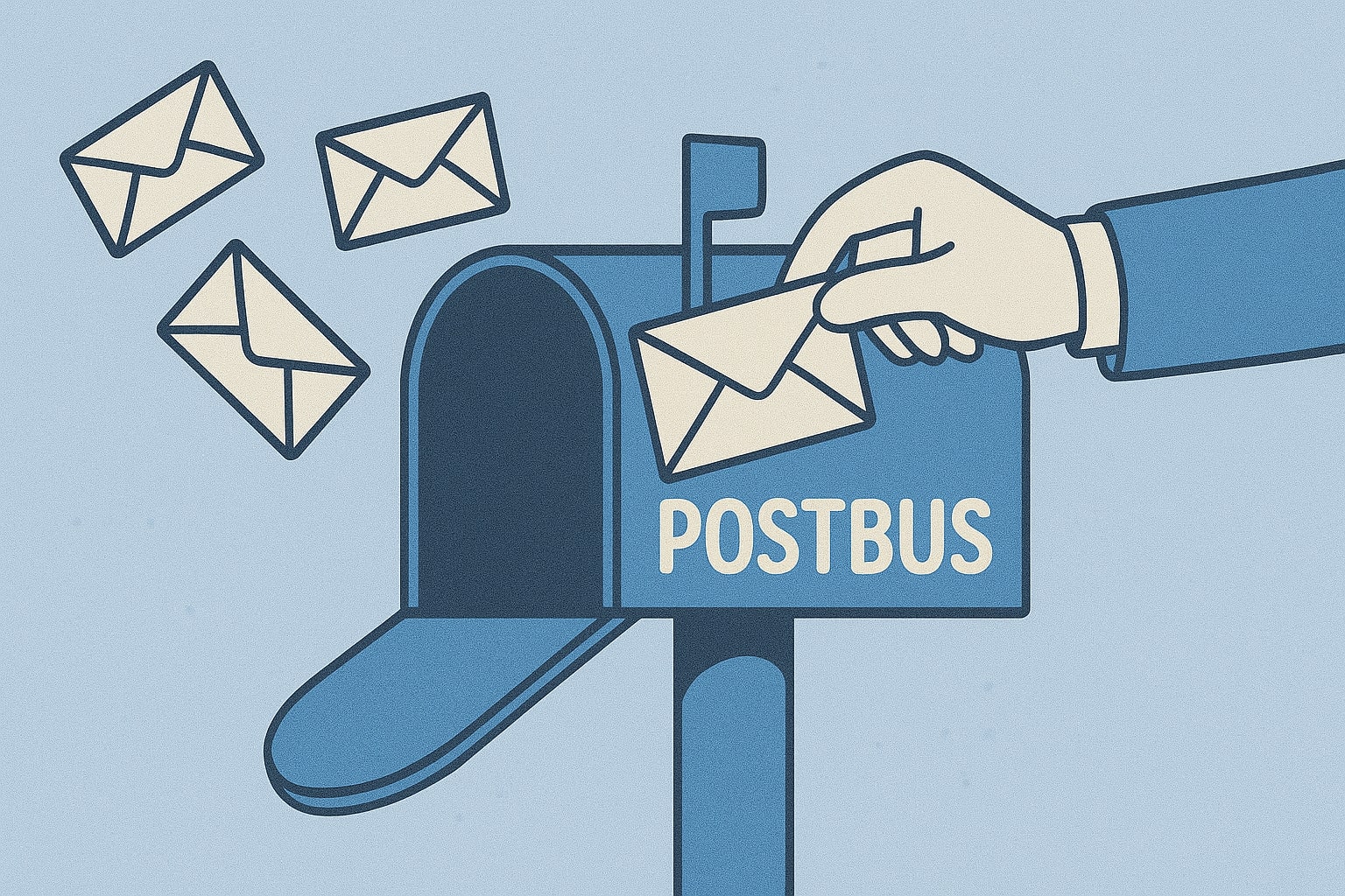 hoe werkt een postbus, postbus