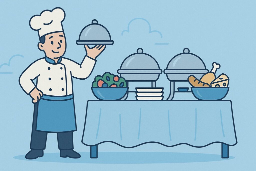 catering beginnen, catering