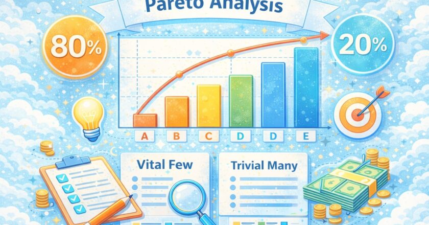 De pareto analyse als hulpmiddel om focus en impact te vergroten