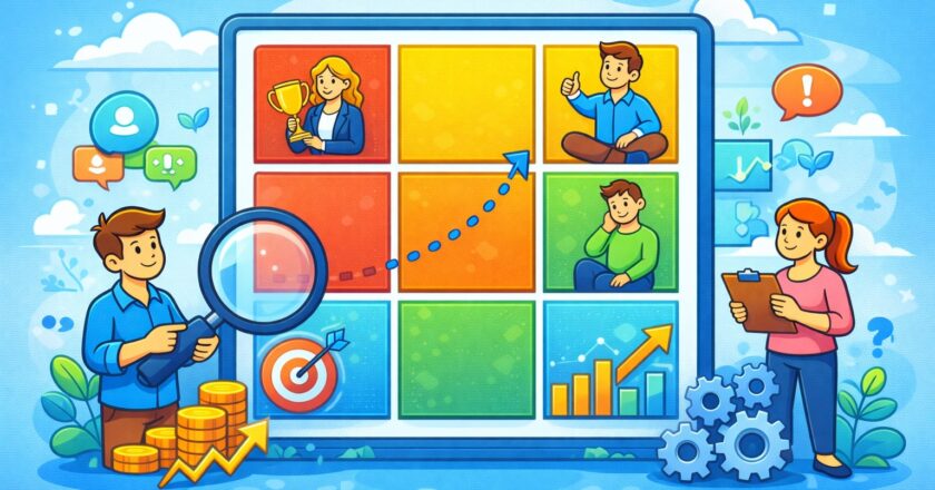 Het 9 grid model als hulpmiddel voor ontwikkeling en talentinzicht