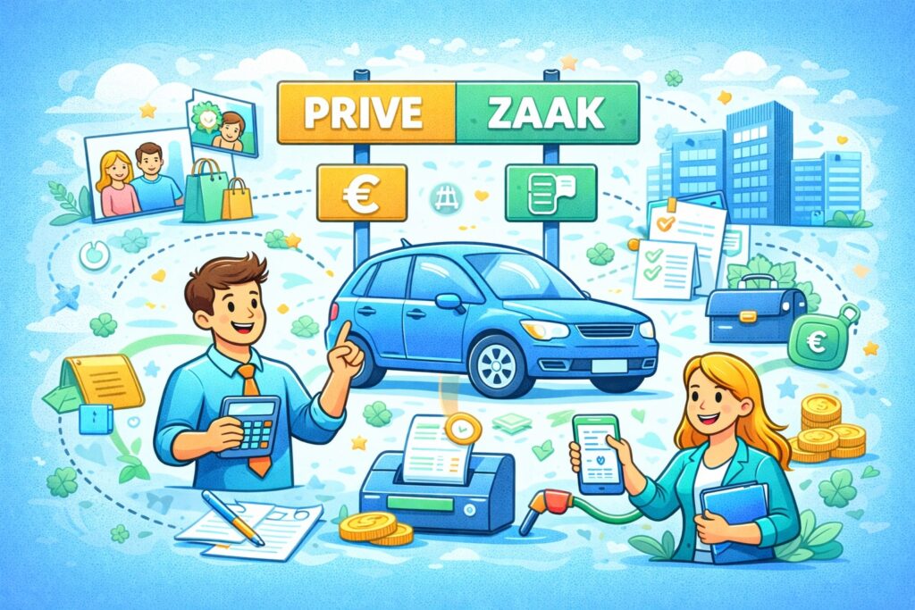 prive auto op de zaak zetten