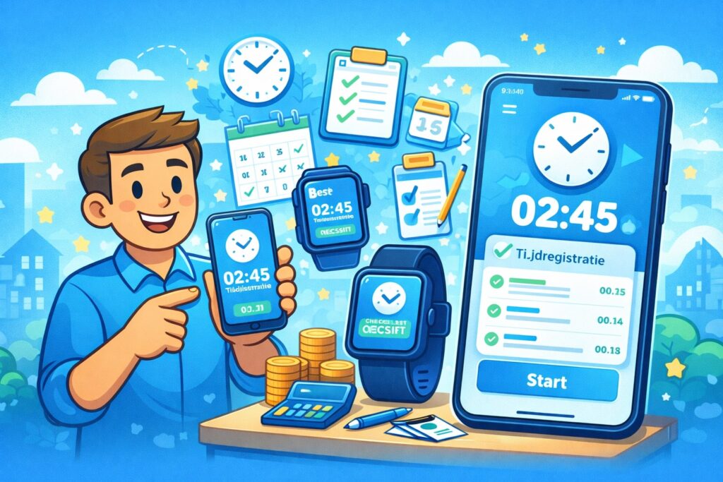beste urenregistratie app, urenregistratie app