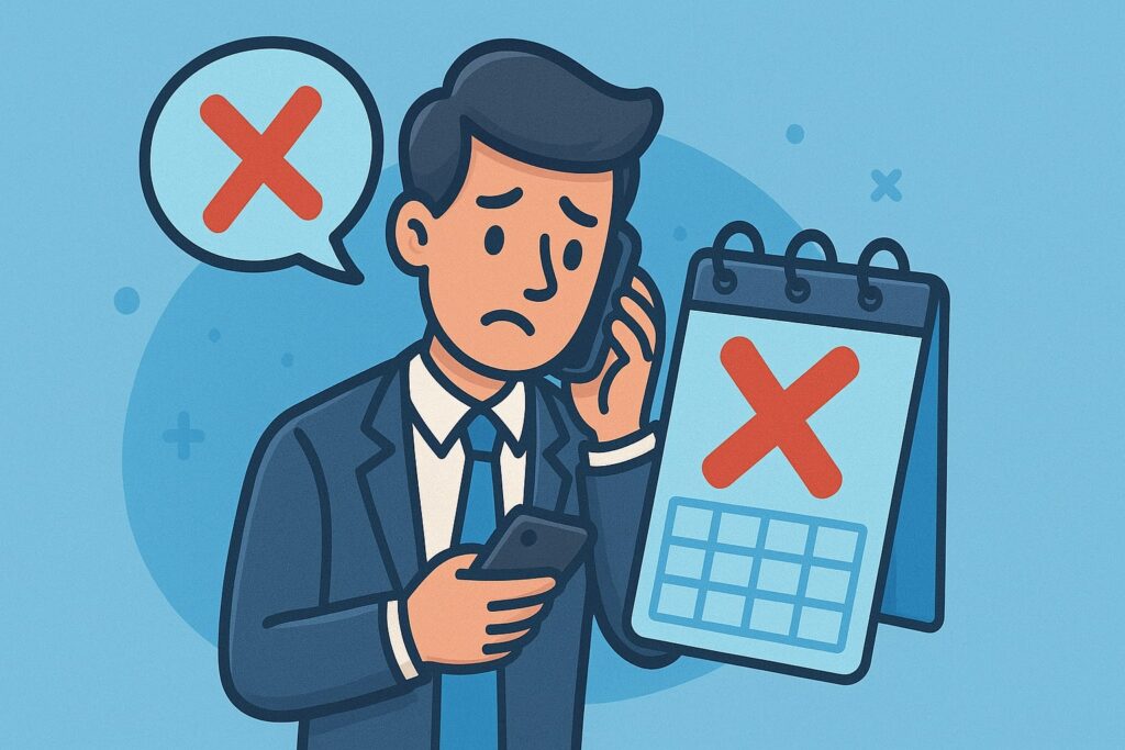 Zakelijk afspraak afzeggen binnen je eigen team Ook binnen bedrijven kan een afzegging gevoelig liggen, vooral wanneer teams werken met strakke deadlines. Hier draait het vooral om transparantie en respect. Denk aan: agenda’s tijdig bijwerken duidelijk uitleggen waarom je niet aanwezig kunt zijn zorgen dat je werk niet stilvalt door iemand te informeren of over te dragen opvolging bieden, bijvoorbeeld via mail of samenvatting Met een zorgvuldige aanpak toon je leiderschap en betrouwbaarheid. Voorbeeldzinnen voor een zakelijk afspraak afzeggen Helder formuleren kan lastig zijn. Deze voorbeelden helpen om professioneel en vriendelijk te klinken: E-mailvoorbeeld 1 (kort en zakelijk): “Helaas moet ik onze afspraak van donderdag annuleren vanwege een dringende wijziging in mijn planning. Ik stel voor om uit te wijken naar maandag- of dinsdagochtend. Laat me weten wat je uitkomt.” E-mailvoorbeeld 2 (klantgericht): “Dank dat je tijd hebt ingepland. Door een onverwachte verplichting kan ons gesprek morgen helaas niet doorgaan. Ik wil het graag snel inhalen en stel voor om een nieuwe datum te prikken. Ik kijk uit naar ons gesprek.” Telefonisch voorbeeld: “Ik bel even omdat ik onze afspraak van morgen moet verplaatsen. Ik vind het belangrijk dat we een goed gesprek kunnen voeren, dus laten we direct een nieuwe datum plannen die voor ons beiden werkt.” Wanneer je beter niet een zakelijk afspraak kunt afzeggen Er zijn situaties waarin een afzegging een groter risico vormt dan aanwezig zijn: bij contractbesprekingen op een kritisch moment wanneer je langdurig hebt gestuurd op een belangrijk overleg als je al eerder een afspraak hebt afgezegd bij gesprekken met grote strategische impact Soms is het beter om je planning aan te passen dan om een belangrijke afspraak te laten schieten. Wat een zakelijk afspraak afzeggen zegt over je professionaliteit Het afzeggen zelf is niet bepalend, maar hoe je het doet. Professionele communicatie bestaat niet alleen uit voorkomen van fouten, maar ook uit netjes oplossen wanneer iets misgaat. Wie zorgvuldig afzegt, straalt respect, verantwoordelijkheid en betrouwbaarheid uit. Bij NextUnicorn.nl zien we dat organisaties die structureel helder communiceren sterker in hun relaties staan dan bedrijven die afspraken wel nakomen maar slecht communiceren. Geef bij het afzeggen altijd meteen een nieuw voorstel mee om de relatie niet te laten wankelen.