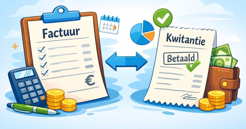 Het verschil factuur en kwitantie helder uitgelegd in de praktijk
