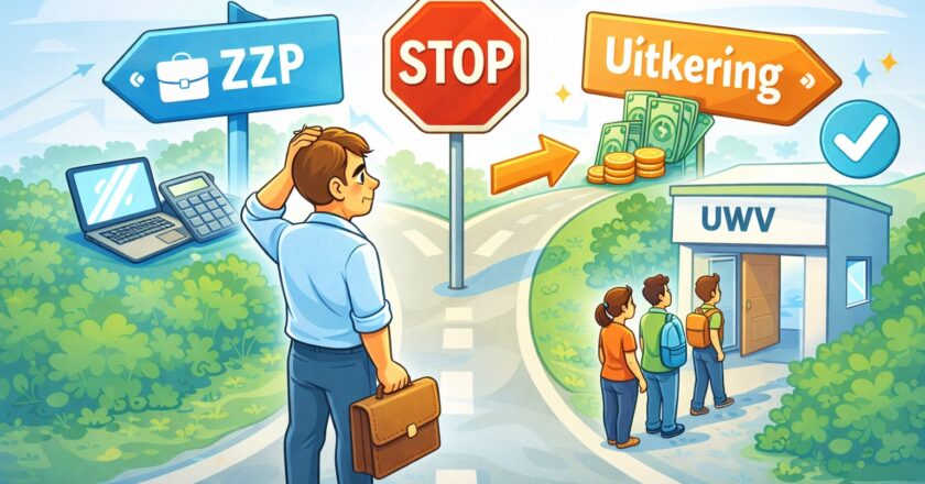 Stoppen als zzp’er en een uitkering: wat er echt mogelijk is