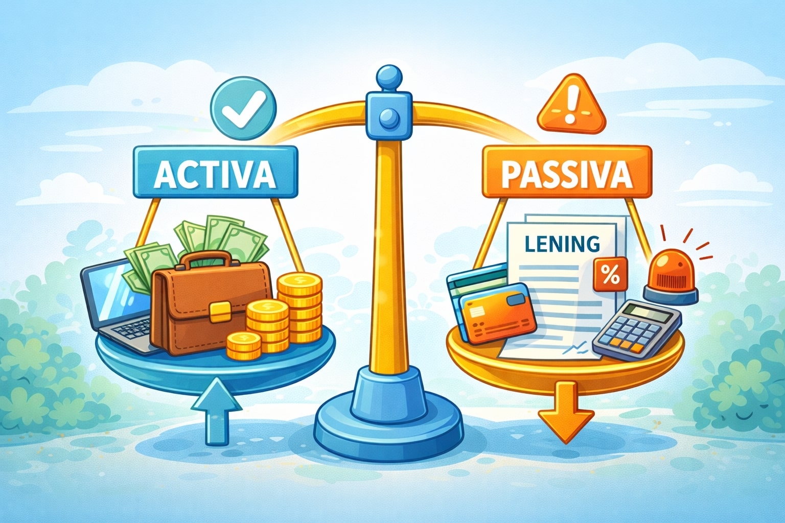 wat zijn activa en passiva, activa, passiva