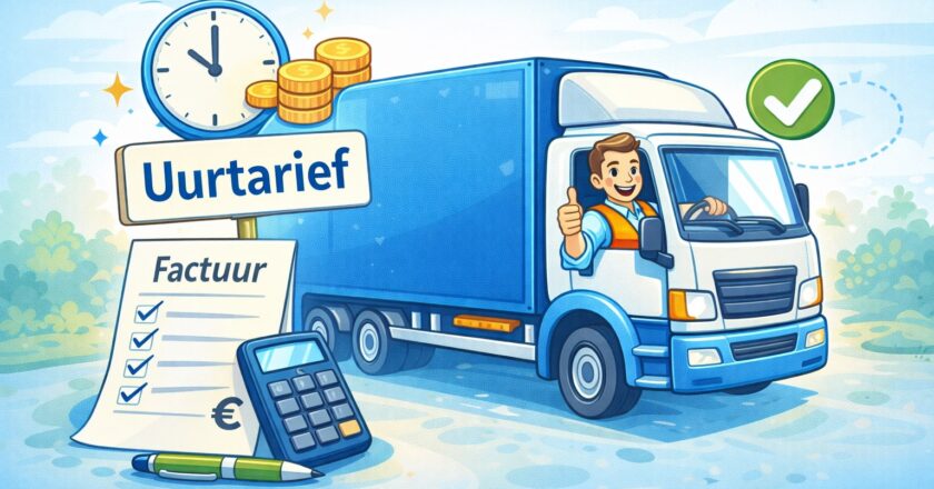 Hoe het uurtarief vrachtwagen met chauffeur in de praktijk wordt bepaald