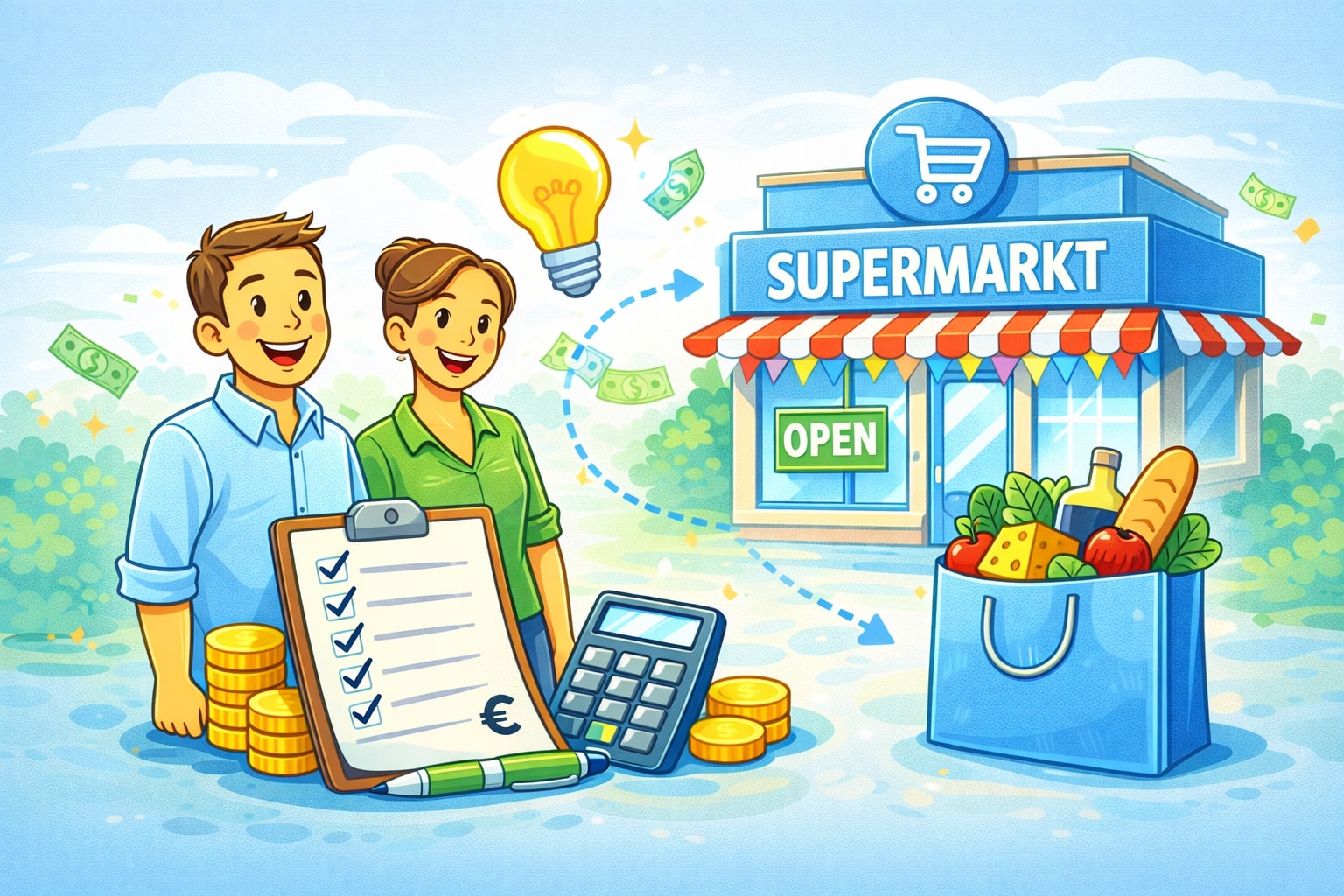 supermarkt beginnen, supermarkt
