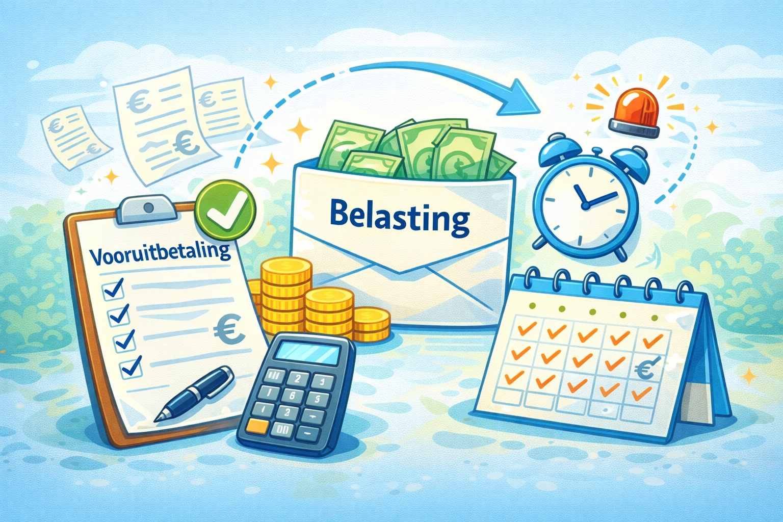 belasting vooruit betalen