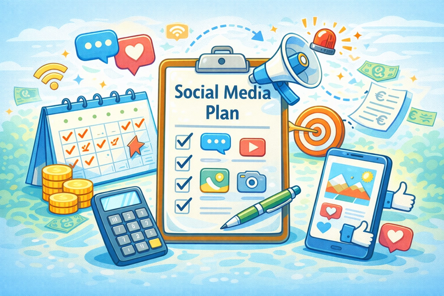 social media plan, social media