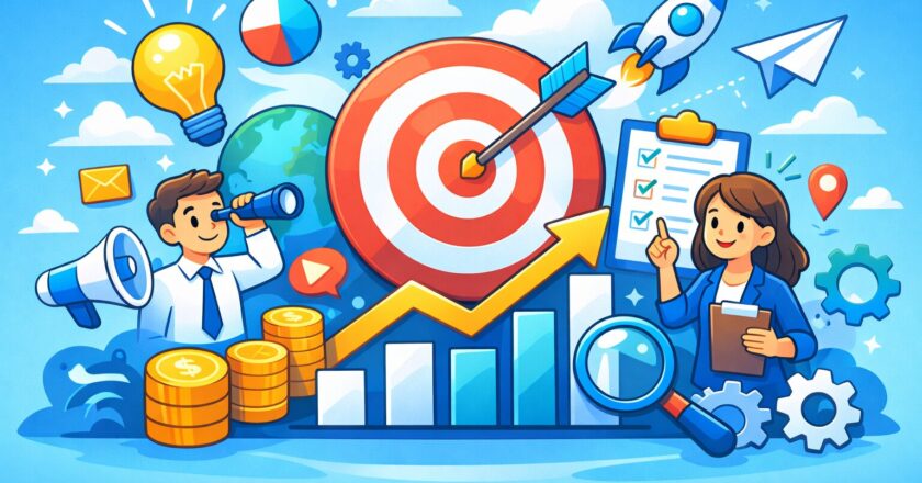 Een effectieve marketing doelstelling formuleren die richting geeft aan groei